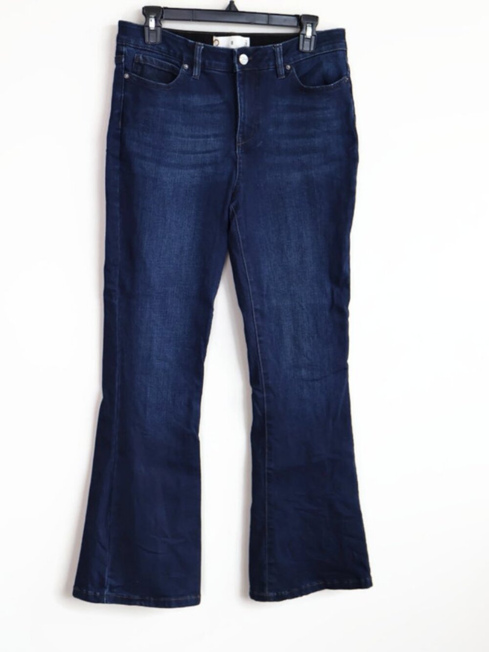 Ricki's Dark Blue Wash Bootcut High-Rise Jeans - Size 8 -  Hidden Comfort Band